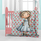Flower Crown Lullaby Baby Fleec Blanket