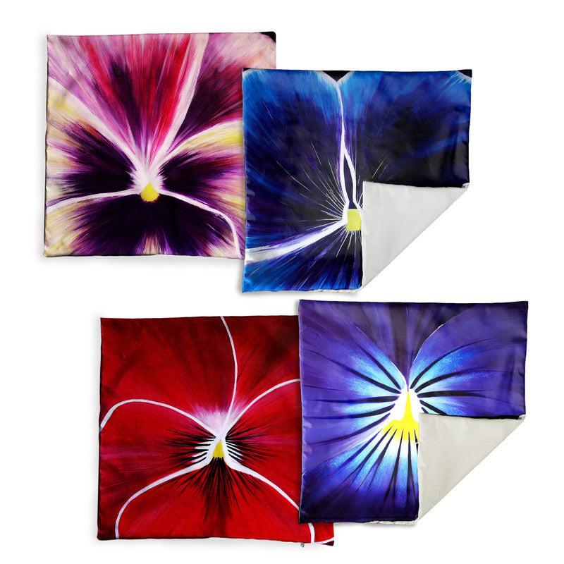 Flowers Of Nature Luxury Scatter Covers Set of 4