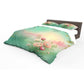 Flowers & Mint Duvet Cover Set