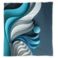 Flowing Abstract Shapes Light Weight Fleece Blanket
