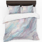 Flowing Blues and Grey Duvet Cover Set