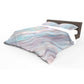 Flowing Blues and Grey Duvet Cover Set