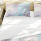 Flowing Blues and Grey Duvet Cover Set