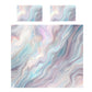 Flowing Blues and Grey Duvet Cover Set