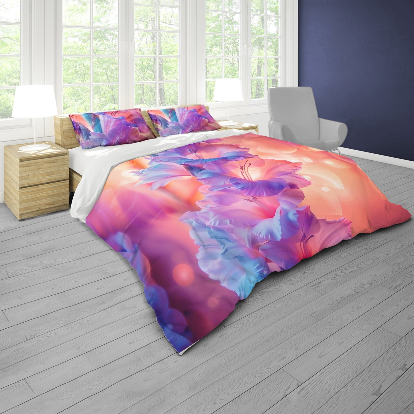 Flowing Botanica Duvet Cover Set