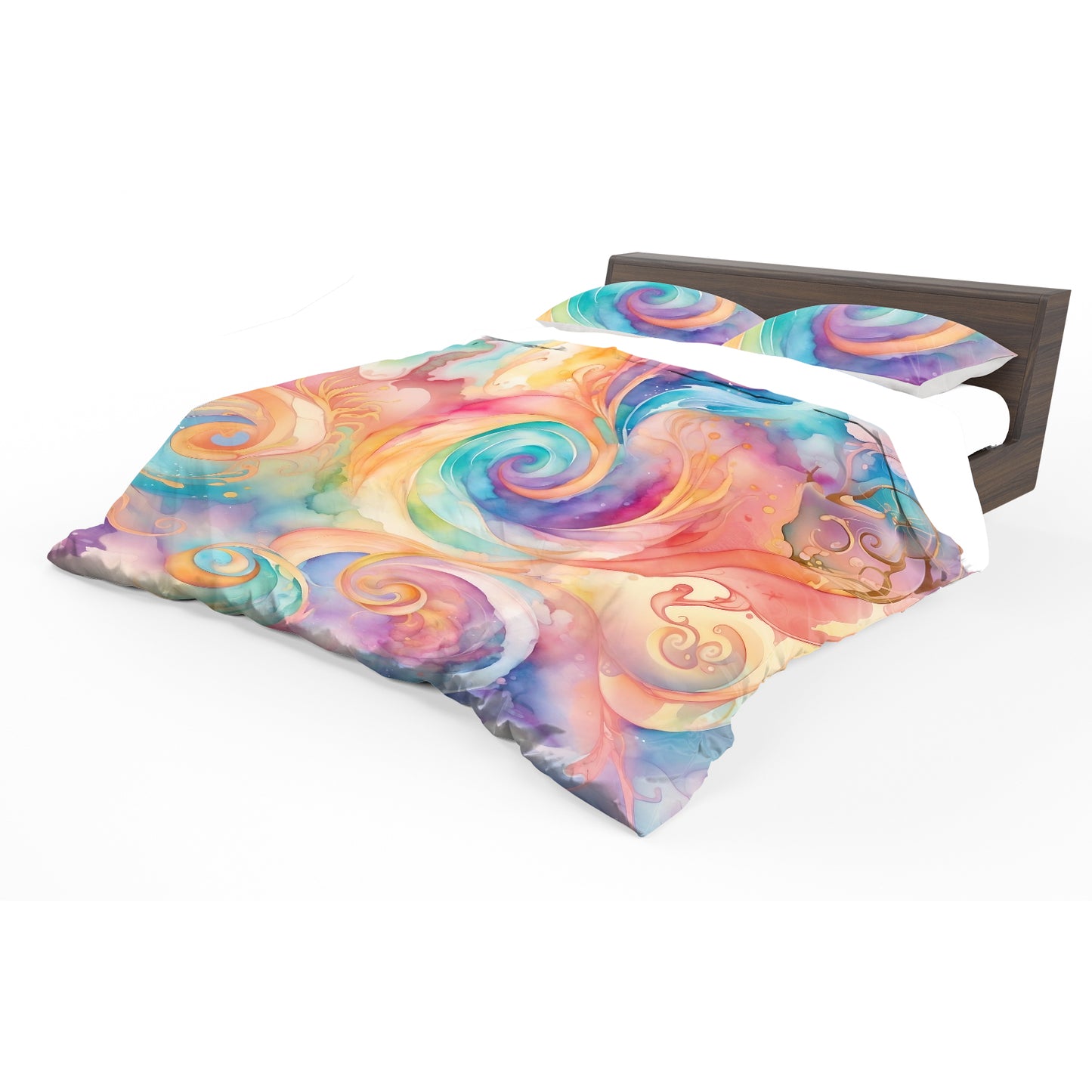 Flowing Colours Of Paint Duvet Cover Set