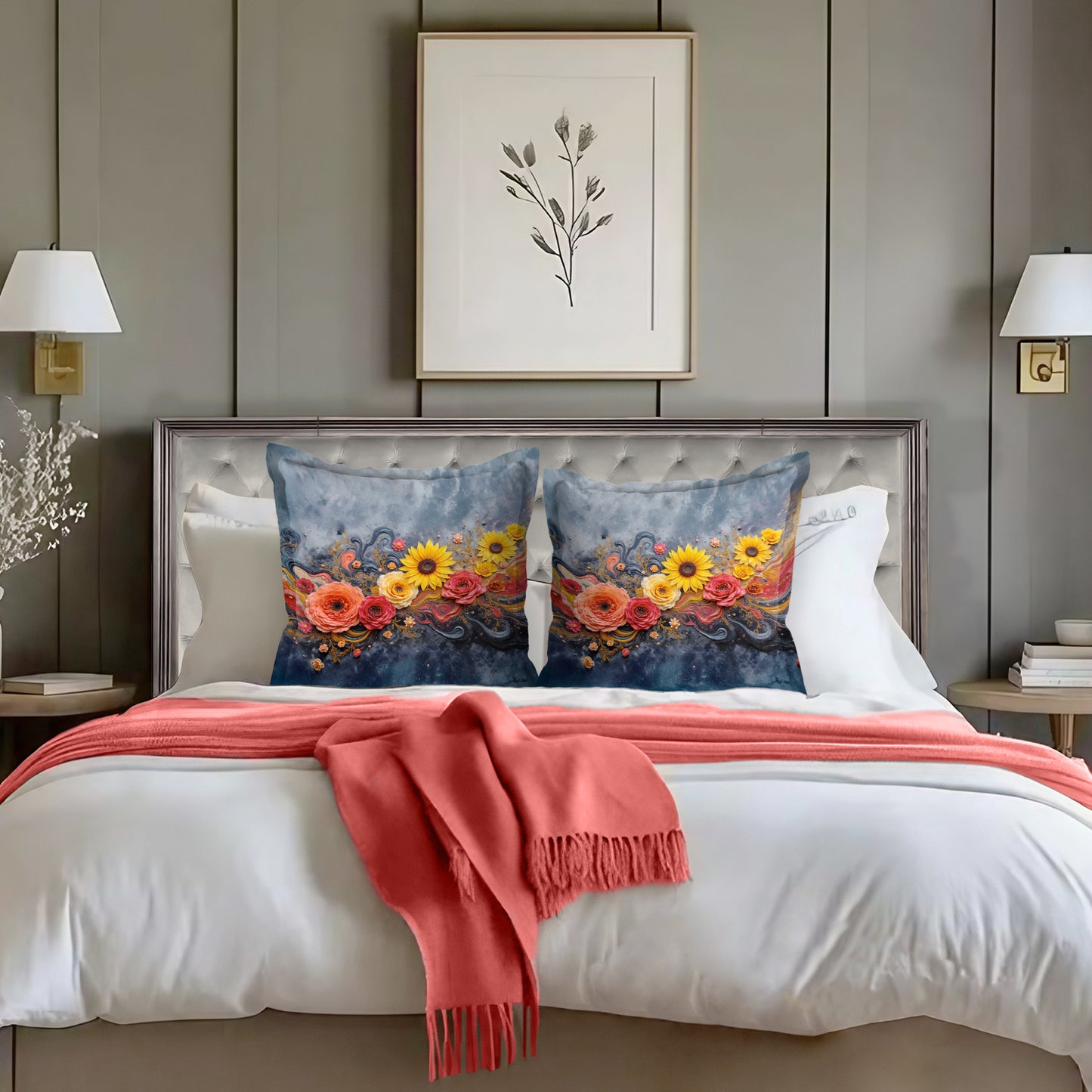 Flowing Floral Exclusive Range Cushions