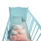 Fluffy Polar Teddy Cot Set