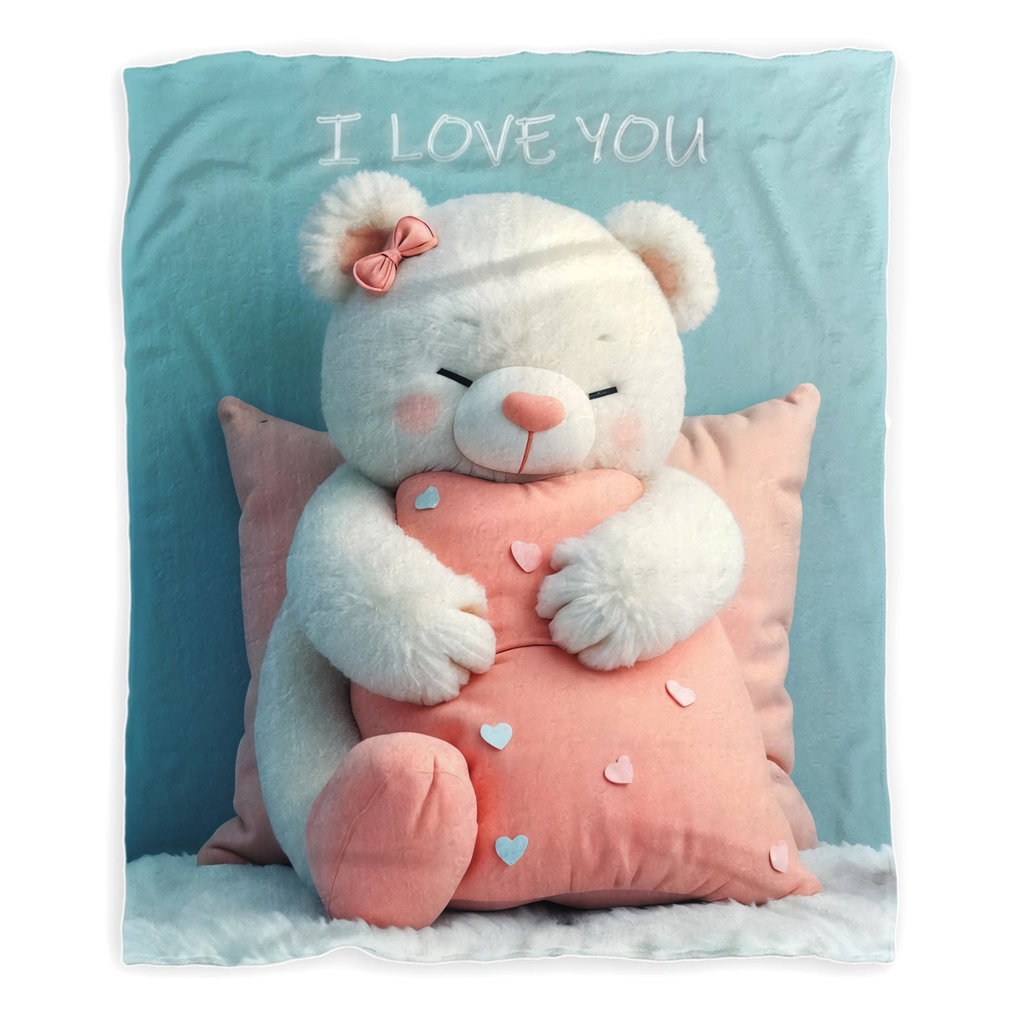 Fluffy Polar Teddy Minky Blanket