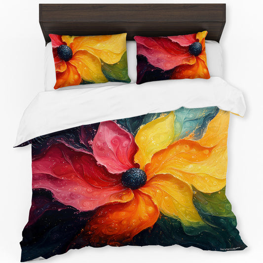 Fluid Florals Duvet Cover Set by Wikus Schalkwyk