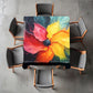Fluid Florals Square Tablecloth by Wikus Schalkwyk