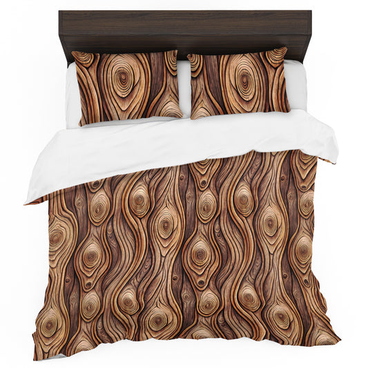 Fluid Hardwood Duvet Cover Set