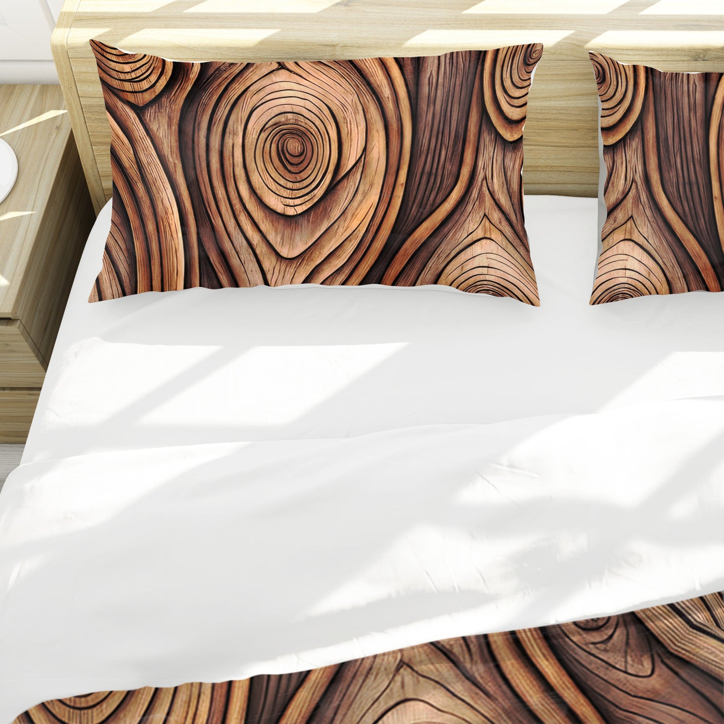 Fluid Hardwood Duvet Cover Set