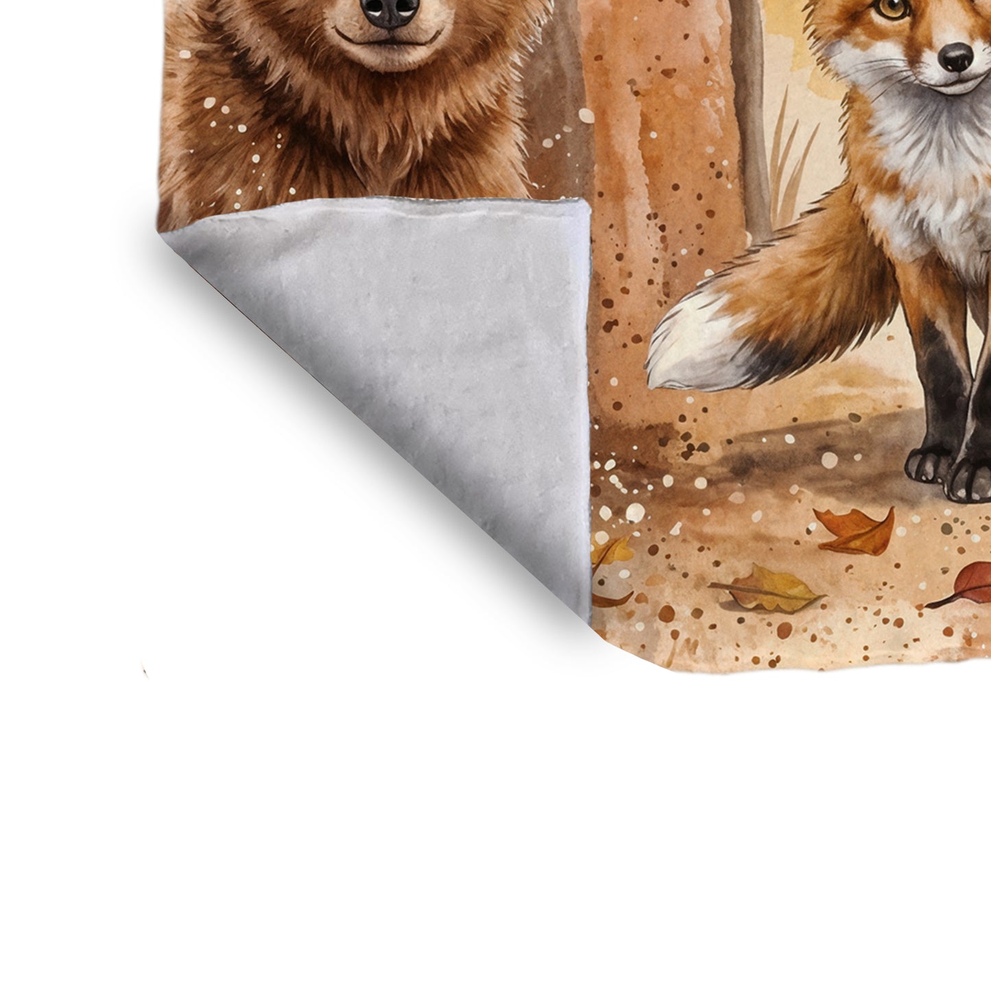 Forest Friends Baby Fleece Blanket
