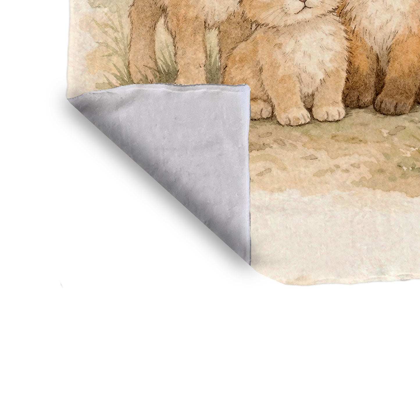 Forest Friends Group Baby Fleece Blanket by Nathan Pieterse