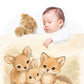 Forest Friends Group Baby Fleece Blanket by Nathan Pieterse
