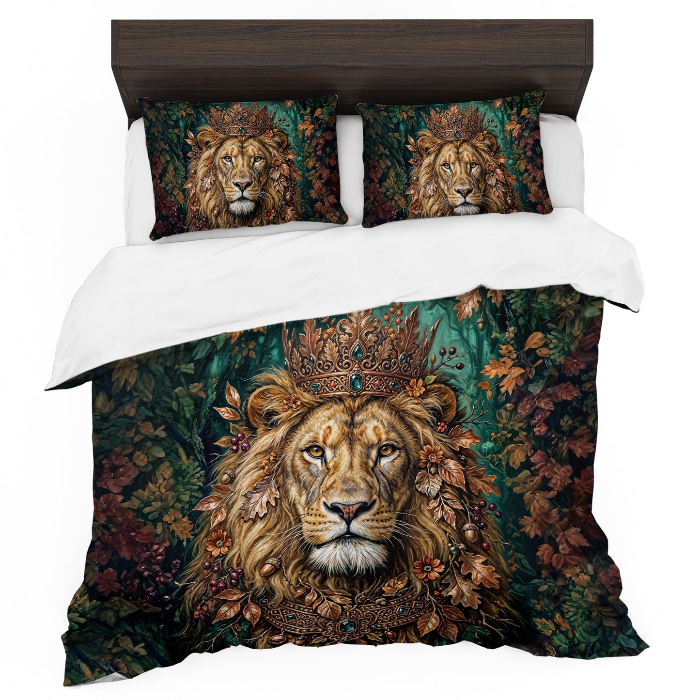 Forest Lion King Duvet Cover Set