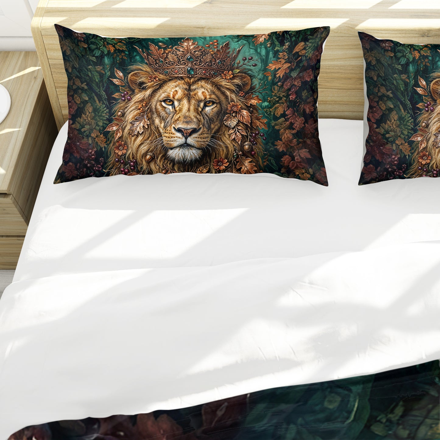 Forest Lion King Duvet Cover Set