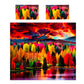 Forest of Colors Duvet Cover Set