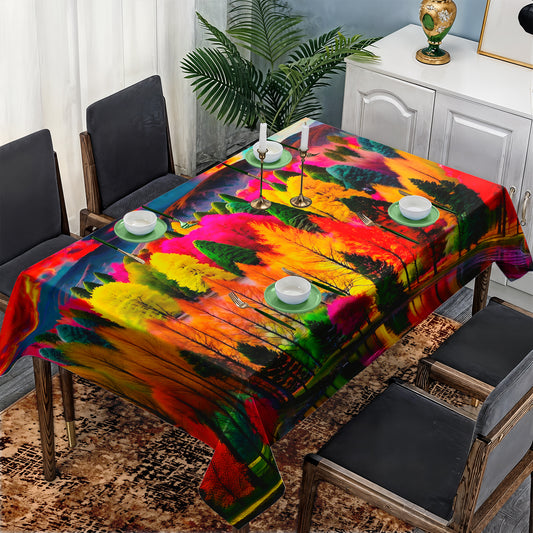 Forest of Colors Rectangle Tablecloth