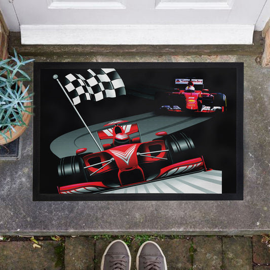 Formula 1 Race Door Mat