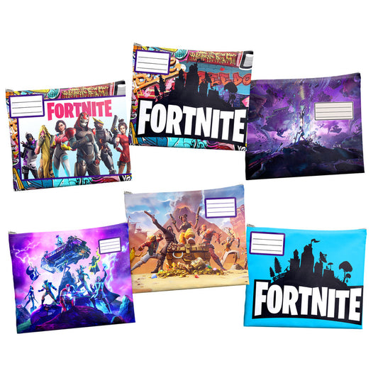 Fornite Subject Savvy Book Bags Set of 6
