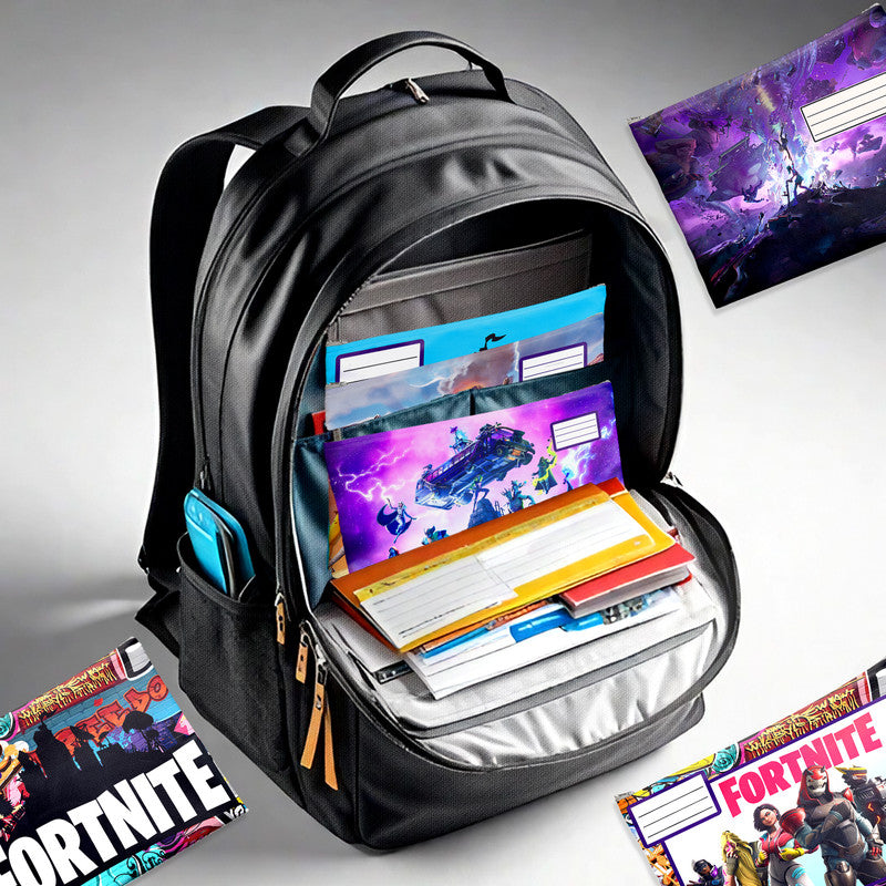 Fornite Subject Savvy Book Bags Set of 6