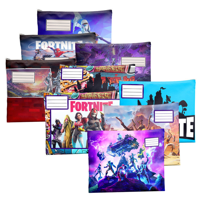 Fornite Subject Savvy Book Bags Set of 9