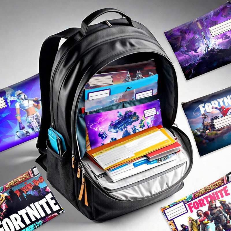 Fornite Subject Savvy Book Bags Set of 9