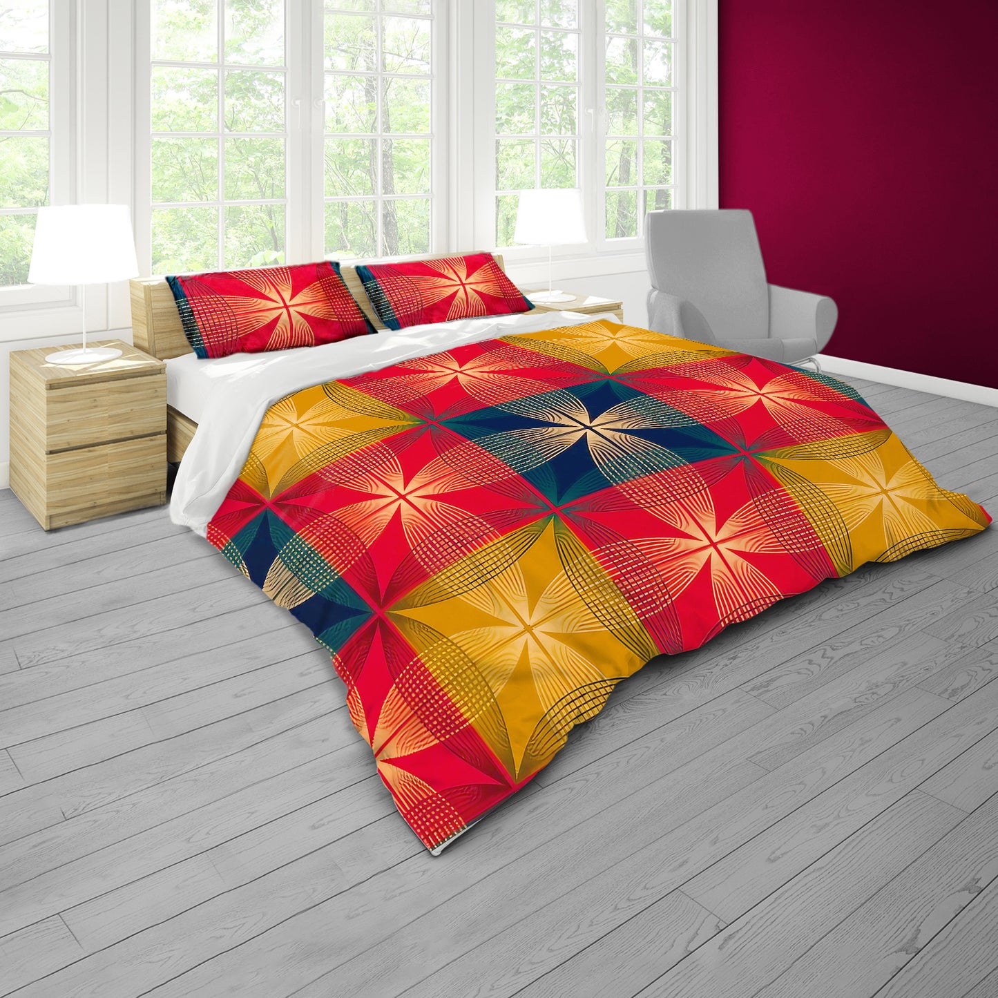 Fortress of Color Duvet Cover Set
