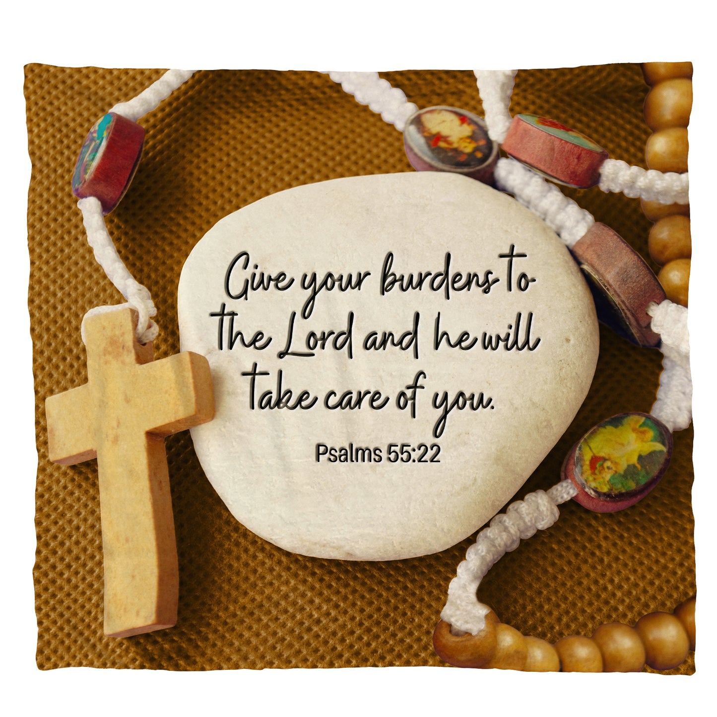 Foundation of Faith Light Weight Fleece Blanket