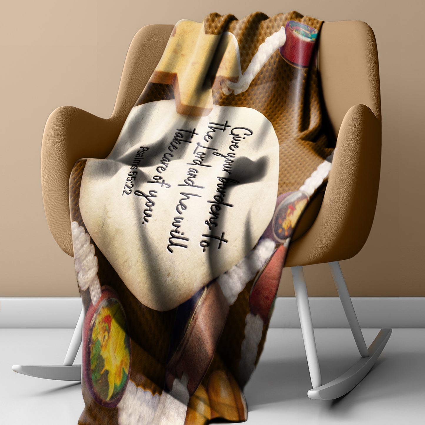 Foundation of Faith Light Weight Fleece Blanket