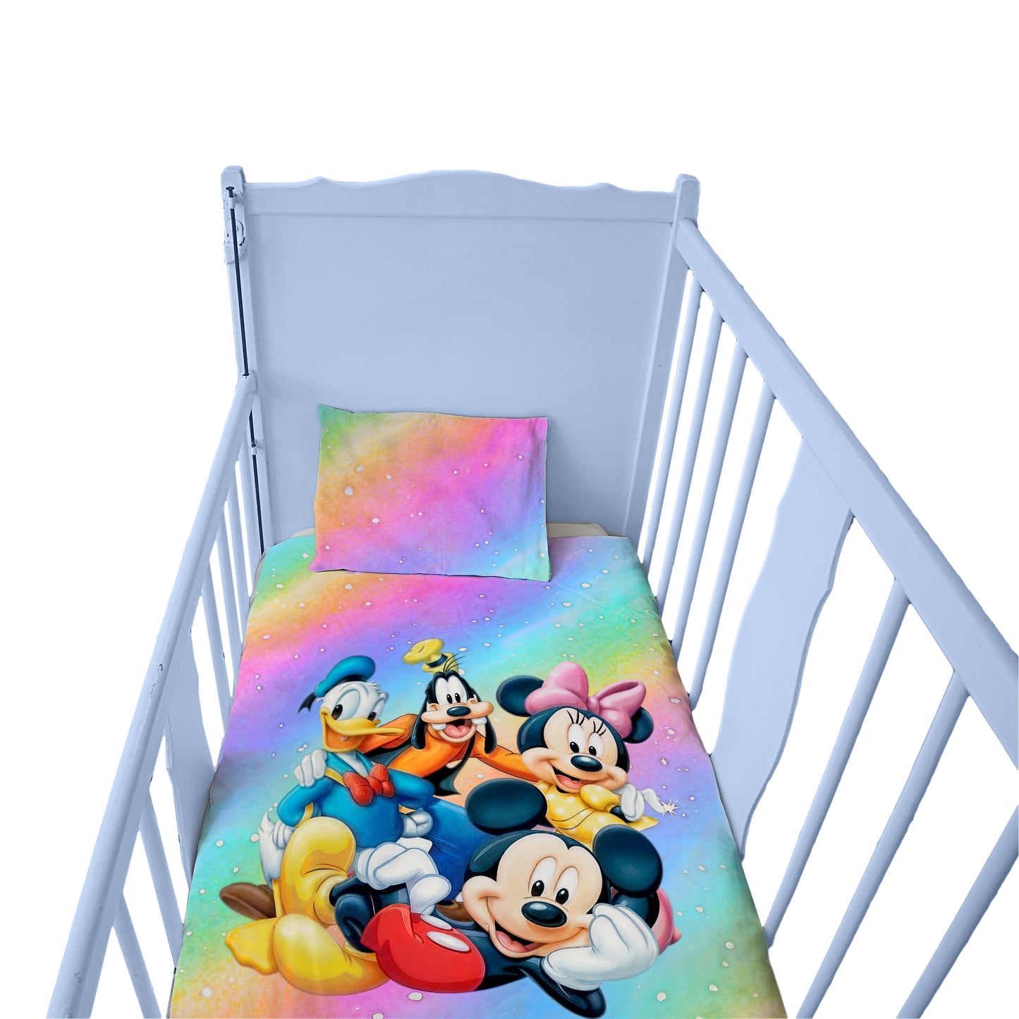 Four happy Friends Cot Set