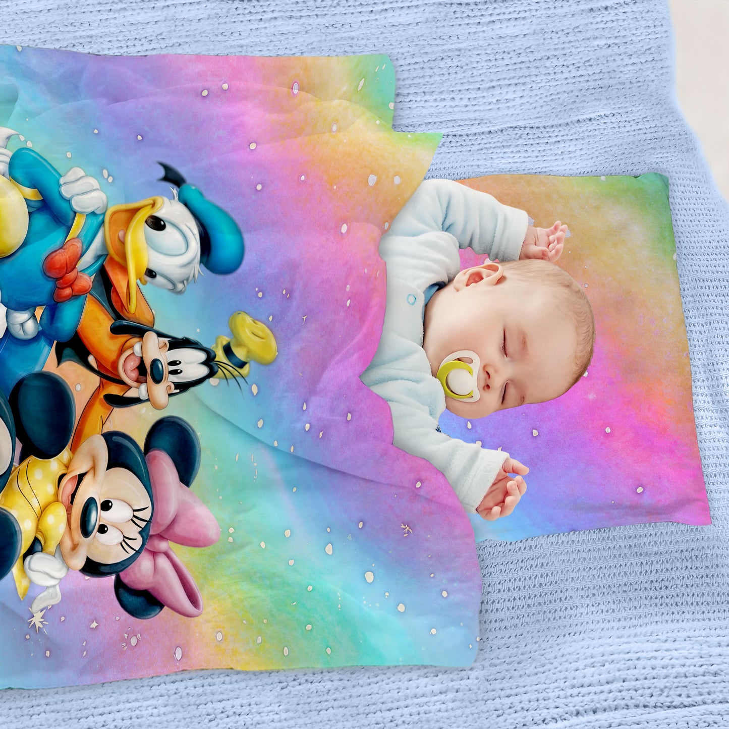 Four happy Friends Cot Set