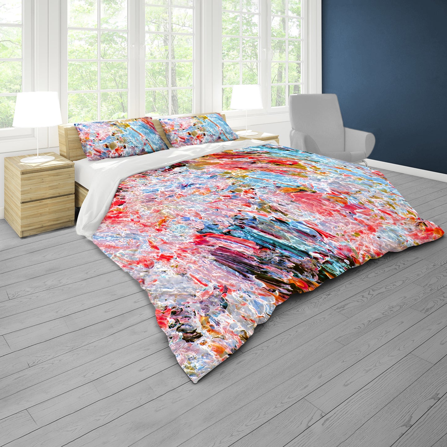 Fractured Harmony Duvet Cover Set
