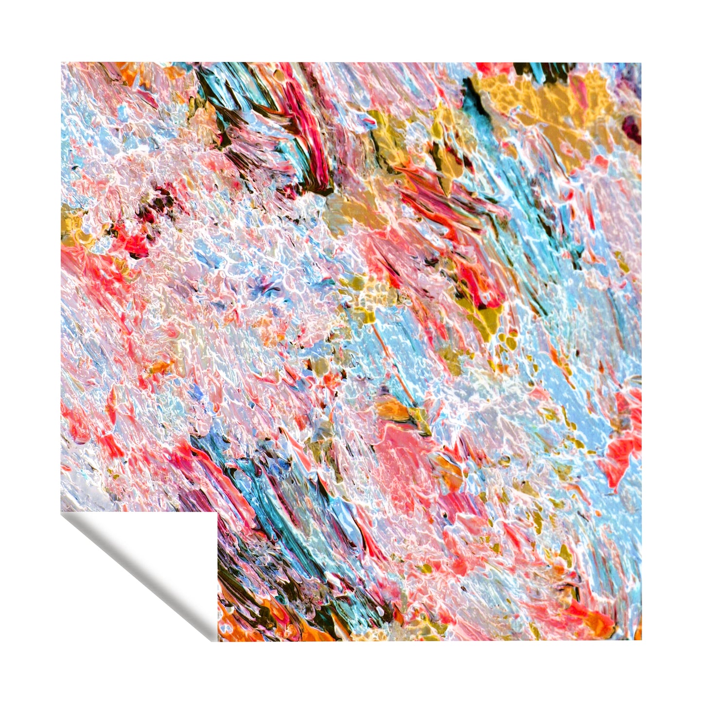 Fractured Harmony Square Tablecloth