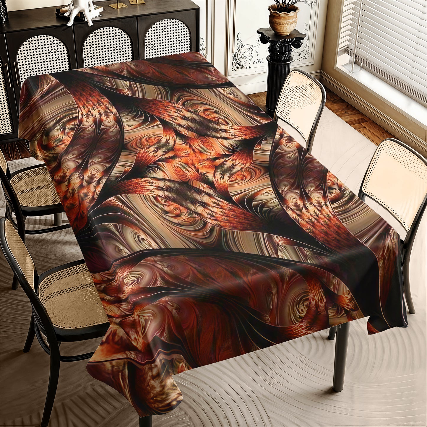 Fractured Reality Rectangle Tablecloth