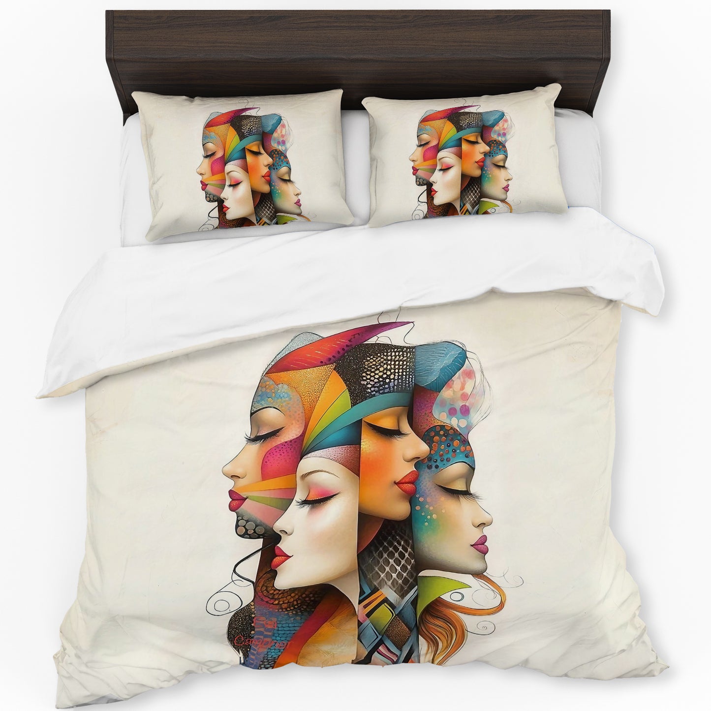 Fragmented Self Duvet Cover Set