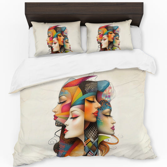 Fragmented Self Duvet Cover Set
