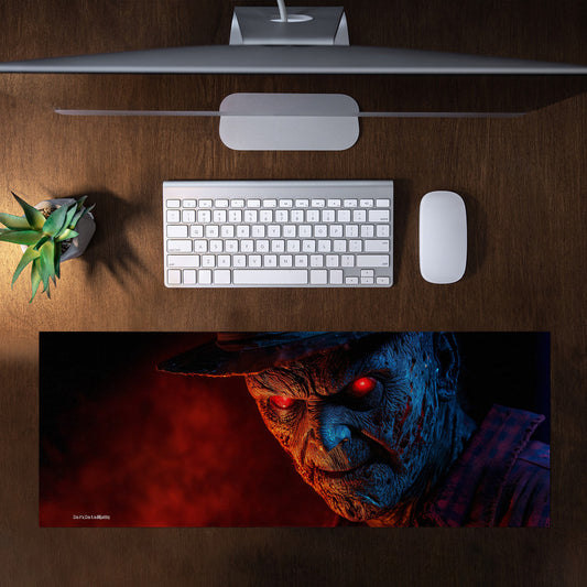 Freddy Krueger Large Desk Pad by Wikus Schalkwyk