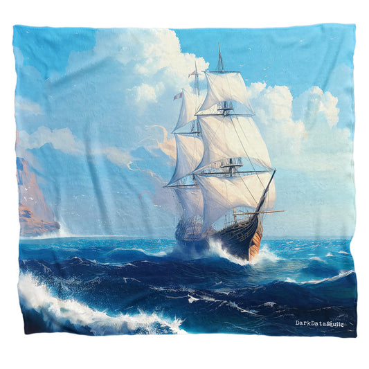 Battleship Light Weight Fleece Blanket by Wikus Schalkwyk