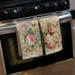 French Rose Dish Cloth (Set of 3)