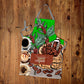 Fresh Coffee Green Medium Length Apron