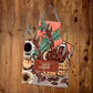 Fresh Coffee Pink Medium Length Apron