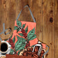 Fresh Coffee Pink Medium Length Apron