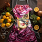 Frida Kahlo Luxury in Pink Medium Length Apron By Mark Van Vuuren