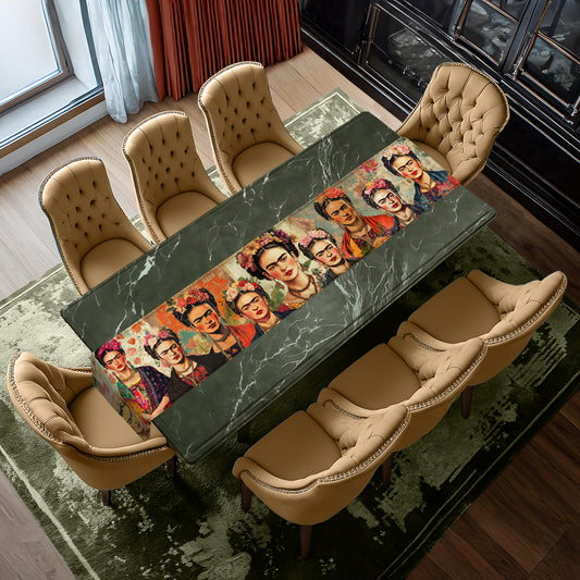 Frida Kahlo Heirloom Table Runner by Mark van Vuuren