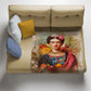 Frida Kahlo Hindi Light Weight Fleece Blanket by Mark van Vuuren
