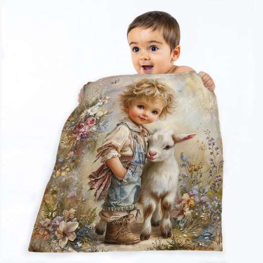 Friend in the Field Toddler Fleece Blanket