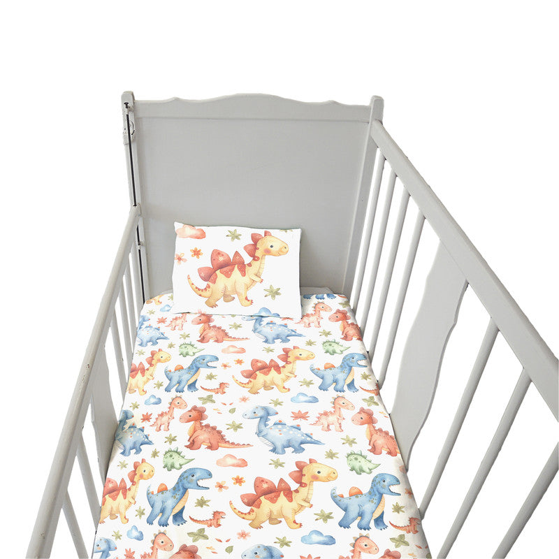 Friendly Dinosaurs Cot Set